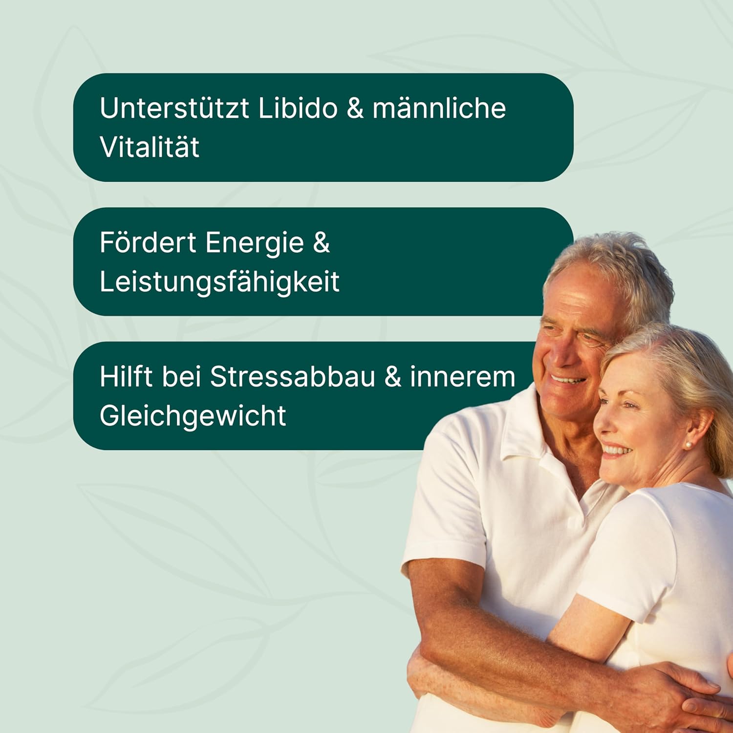 Potenzmittel & Standfestigkeit – ESSENZ - Libido 2 x 90 Capsules - Libido Capsules with Maca Root Powder, Ashwagandha Root & Fenugreek Seed Extract. To Promote Vitality & Performance – Bild 8