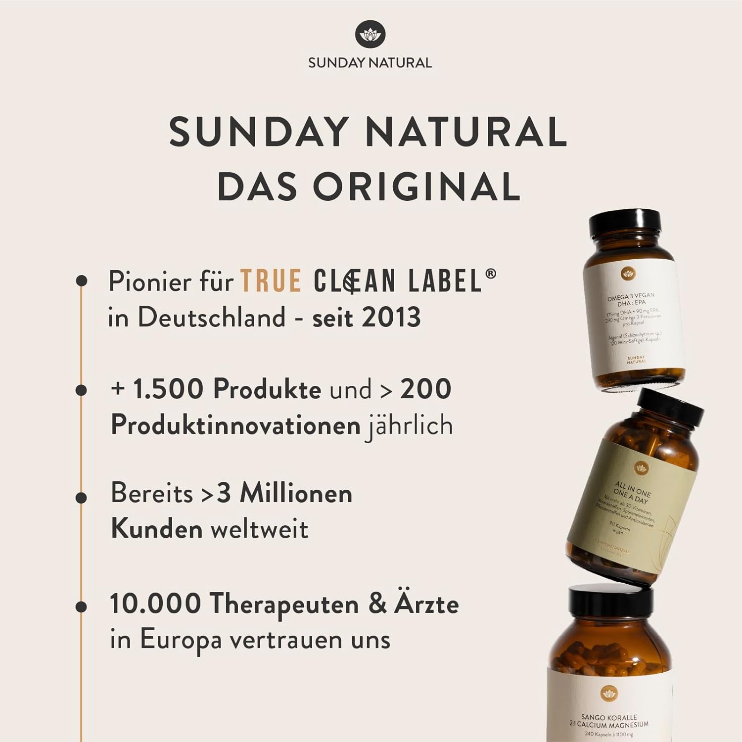 Ausdauer & Energie – SUNDAY NATURAL Pure Vitamin C High Dose - Pure Vitamin C 1000 mg per Capsule - High-Quality Ascorbic Acid with ≥ 99% Purity - 240 Vegan Capsules - Laboratory Tested, No Other Additives – Bild 5