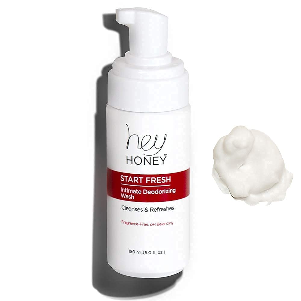 Penisvergrößerung & Pflege – Hey Honey Intimate Wash Foam for Body Odour | pH Balancing Cleaner | Intimate Wash Gel for Women | Fragrance Free & Non-Irritating | Aloe Vera, Honey & Propolis Extract for Sensitive Skin | 150 ml – Bild 7