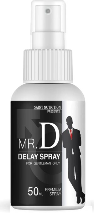 Potenzmittel & Standfestigkeit – Mr. D - Delay Spray for Men - High Dose with Immediate Effect, Delay Spray Extra Strong - Tailored to the Needs for Men - with Premium Quality for Maximum Performance