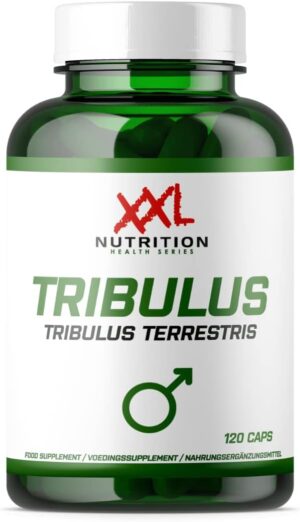 Ausdauer & Energie – XXL Nutrition - Tribulus Terrestris - Ein natürlicher T-Booster, 100% Natural, Testosteron - 120 Kapseln