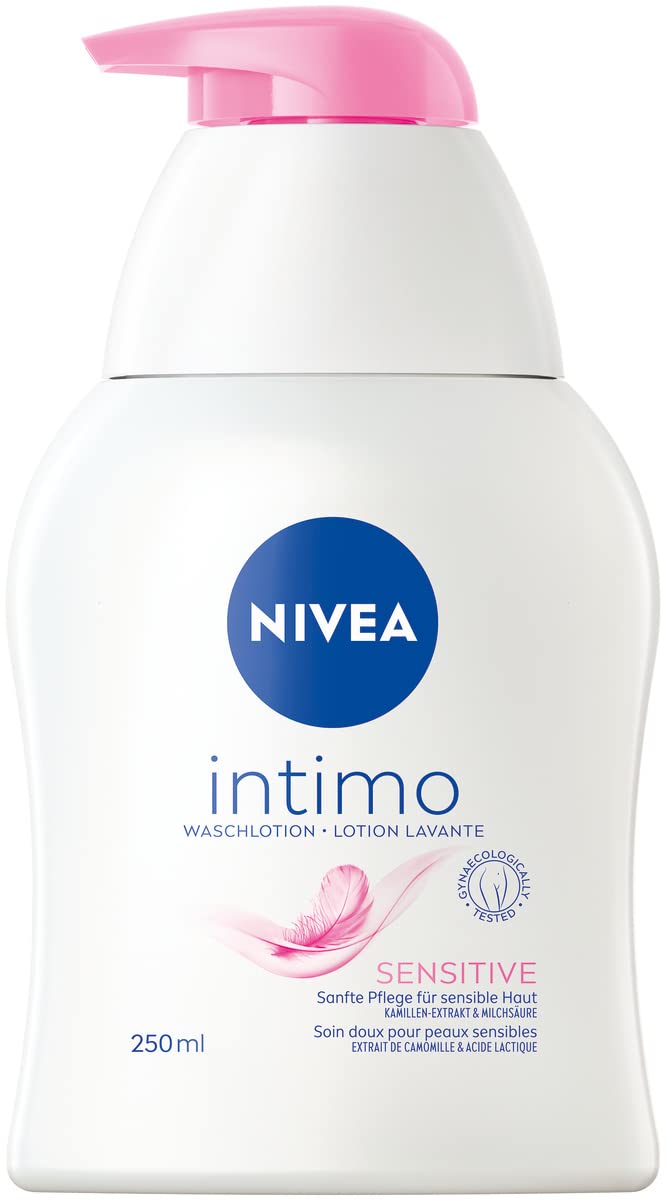 Penisvergrößerung & Pflege – Nivea Intimo Sensitive Wash Lotion for Intimate Use 250 ml Dispenser