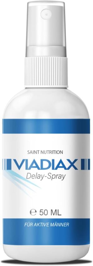 Potenzmittel & Standfestigkeit – Viadiax Delay Spray for Men – High Dose with Immediate Effect, Delay Spray Extra Strong – Tailored to the Needs for Men – with Premium Quality for Maximum Performance, 50 ml