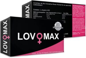 Potenzmittel & Standfestigkeit – LovoMax Women's Pleasure Enhancement Sex Pills for Women 100% Vegetable and Vegan