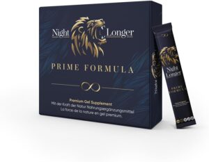 Potenzmittel & Standfestigkeit – Prime Formula Gel, 12 x 12 g Stick Instant Effect, Extra Strong for Active Men, Ginseng & Tribulus Terrestris - Pack of 1