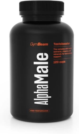 Ausdauer & Energie – GymBeam AlphaMale Testobooster - Comprehensive Testobooster with Vitamins and Minerals, 120 Caps