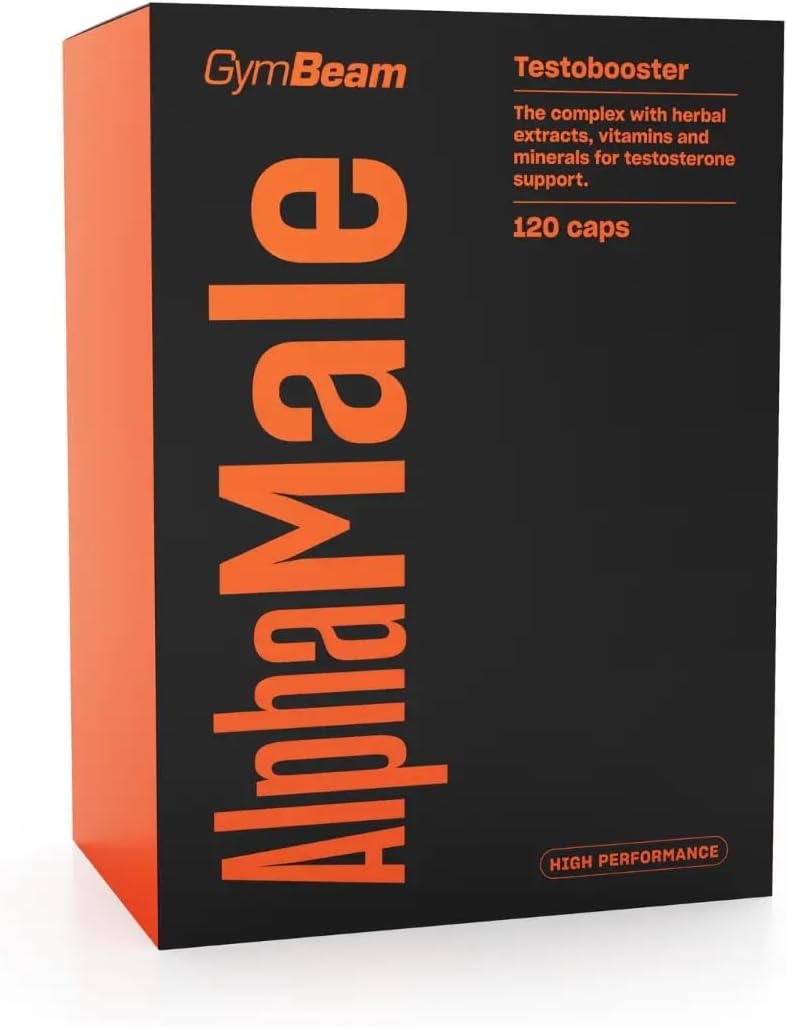Ausdauer & Energie – GymBeam AlphaMale Testobooster - Comprehensive Testobooster with Vitamins and Minerals, 120 Caps – Bild 3