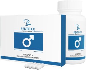 Potenzmittel & Standfestigkeit – Pentoxx for Men, Strong Edition, Maximum and High Dose, 20 Active Capsules