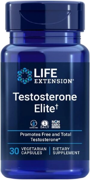 Ausdauer & Energie – Life Extension - Testosterone Elite | Natural Support to Promote Healthy Hormone Levels for Men - 30 Capsules