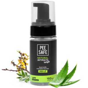 Penisvergrößerung & Pflege – PEESAFE Intimate Shower Gel Men Antibacterial Intimate Care Men Intimate Wash Lotion Men pH Neutral Intimate Care for Men Tea Tree Oil 100% Alcohol-Free (100 ml)
