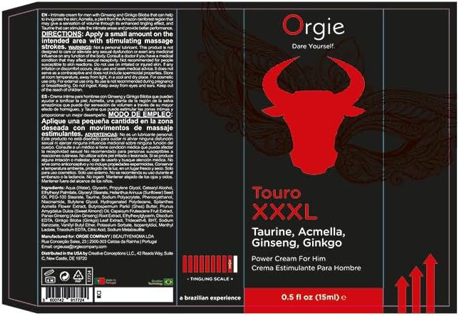 Potenzmittel & Standfestigkeit – Orgie - Touro XXXL Erection Cream 15 ml – Bild 3
