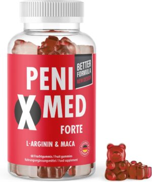 Potenzmittel & Standfestigkeit – Penixmed Rubbers | Power for the Active Man | Easy to Use | Contents 60 Rubbers