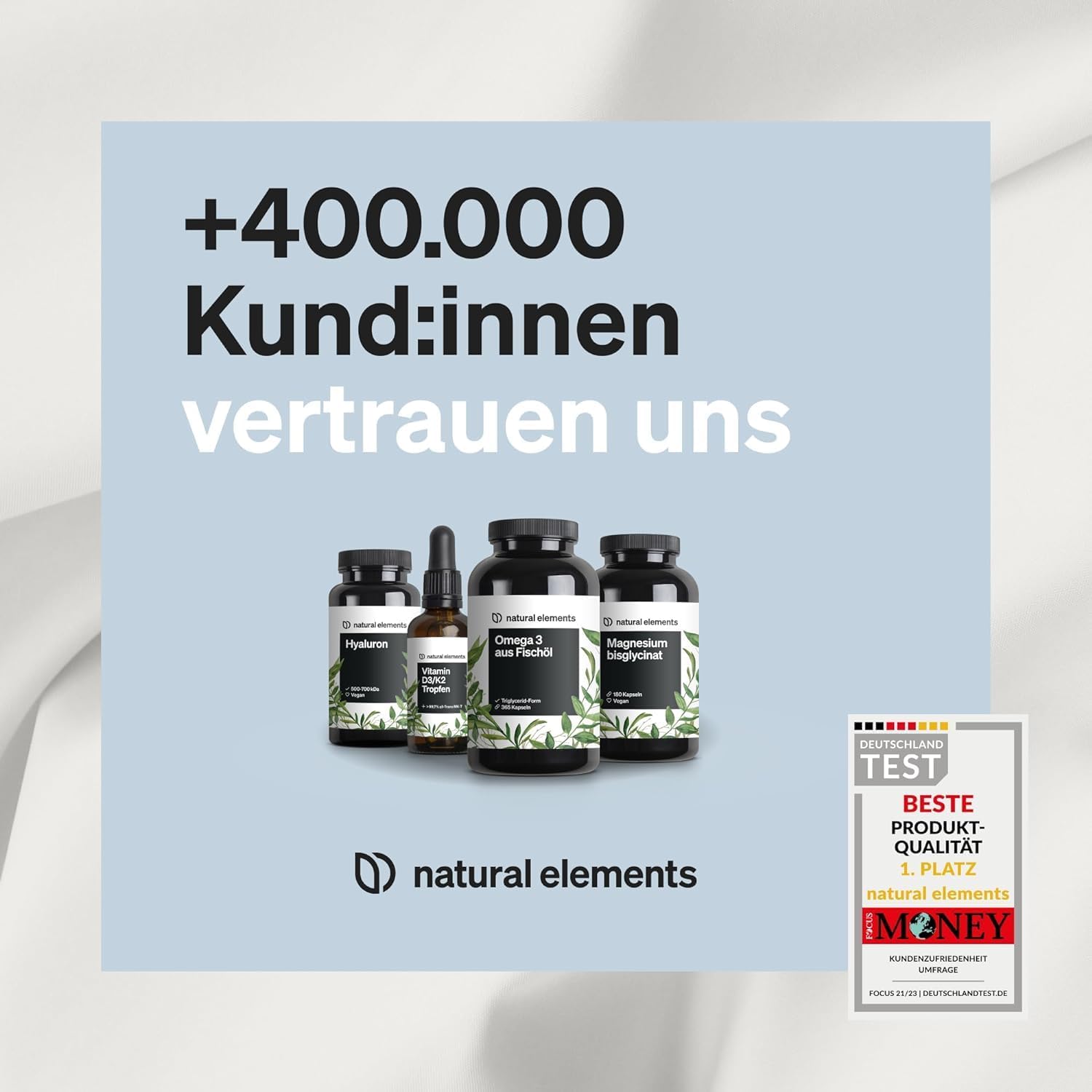 Ausdauer & Energie – natural elements Organic Ashwagandha - KSM-66 Premium Raw Material (180 Capsules with Above Average Range) - 5% Withanolide Content - Laboratory Tested, Vegan and High Dose – Bild 5