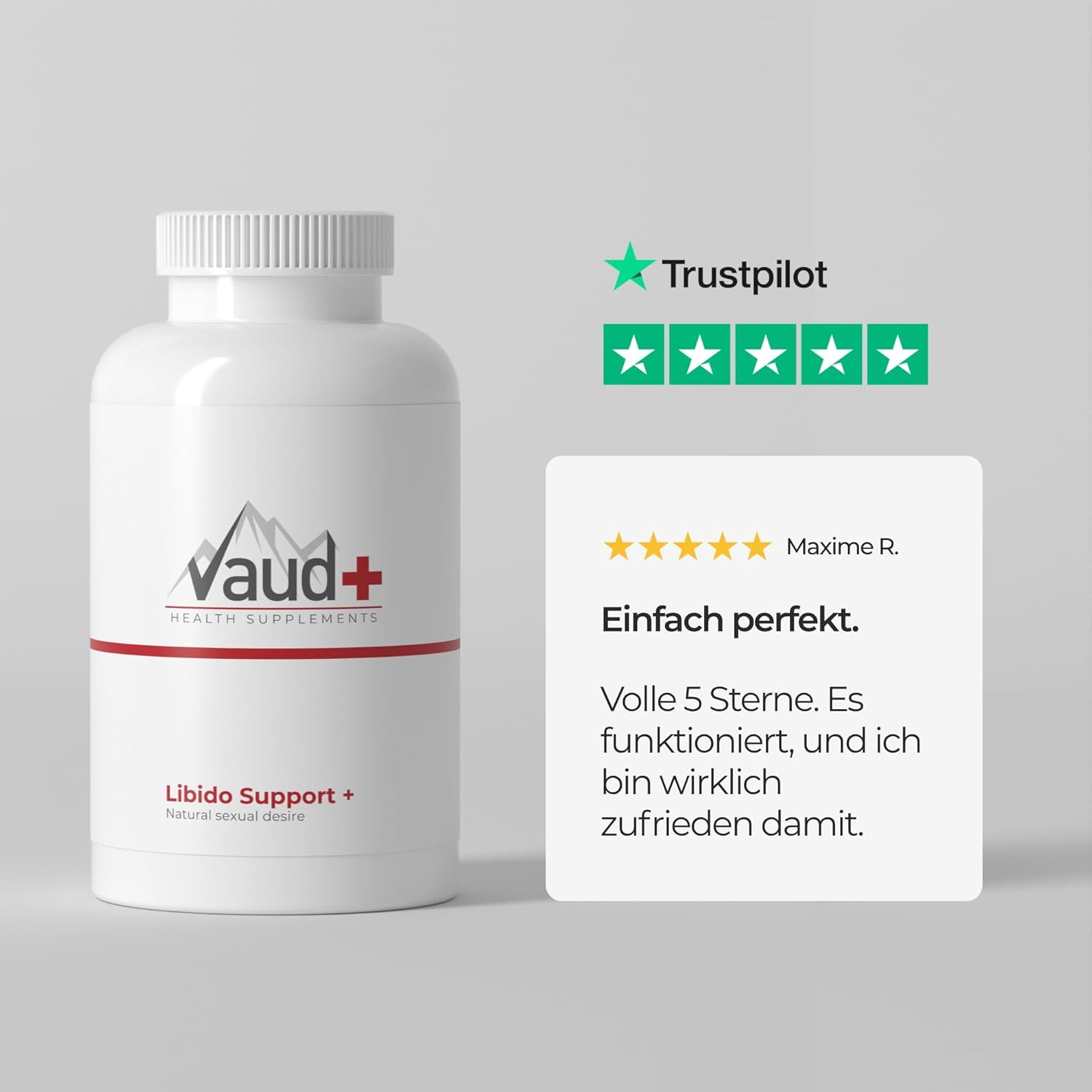 Ausdauer & Energie – VAUD Maca Capsules | High Dose 1000 mg as Libido Booster for Men and Women | 90 Vegan Capsules | Made in Switzerland | Natural Aphrodisiac for Energy & Sexual Wellbeing – Bild 4