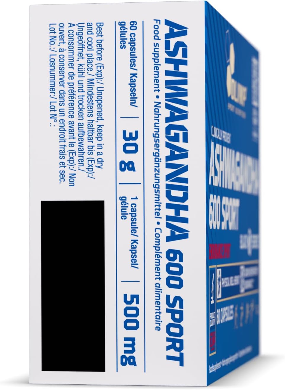 Ausdauer & Energie – 5 x Olimp Ashwagandha 600 Sport, 60 Capsules (5 Pack) – Bild 5