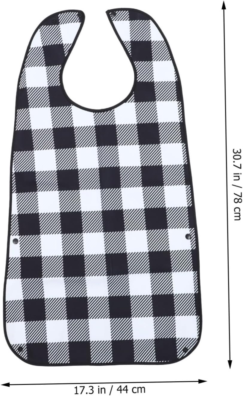 Penisvergrößerung & Pflege – Homoyoyo Wiederverwendbares wasserdichtes Lätzchen für Erwachsene mit praktischem Strapazierfähige Polyester Schürze für Männer und Frauen als Essenschutz für Senioren und Pflege – Bild 7