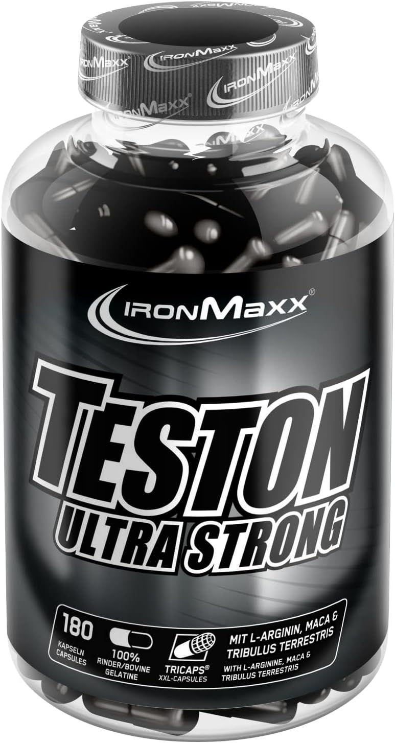 Ausdauer & Energie – Ironmaxx TESTON Ultra Strong 180 Capsules 1 x 0.135 kg