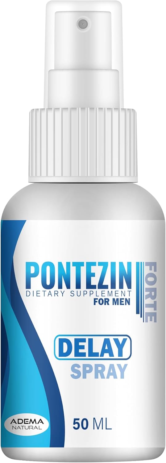 Potenzmittel & Standfestigkeit – Pontezin Delay Spray for Men - Delay Spray for Men - Extra Strong - Instant Effect for Men - Last Longer - Delay Ejaculation - Extremely High Dose - 50 ml