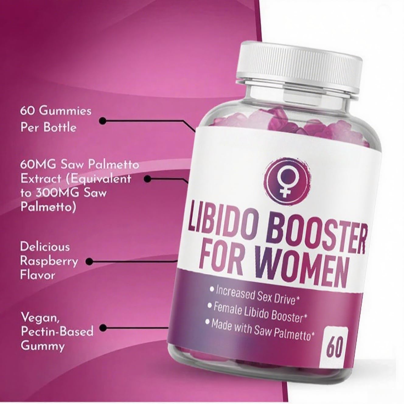 Ausdauer & Energie – Libido Booster for Women, Increases Passion, Desire and Excitement - Relieves Stress, Helps Improve Drive, Passion and Sensitivity of Women (2 Pieces) – Bild 2