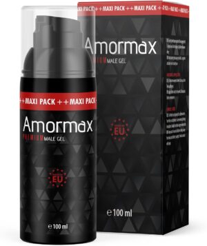 Penisvergrößerung & Pflege – Amormax Premium Gel - For an Active Love Life - Suitable for Men - 100 ml Capacity - 1 x