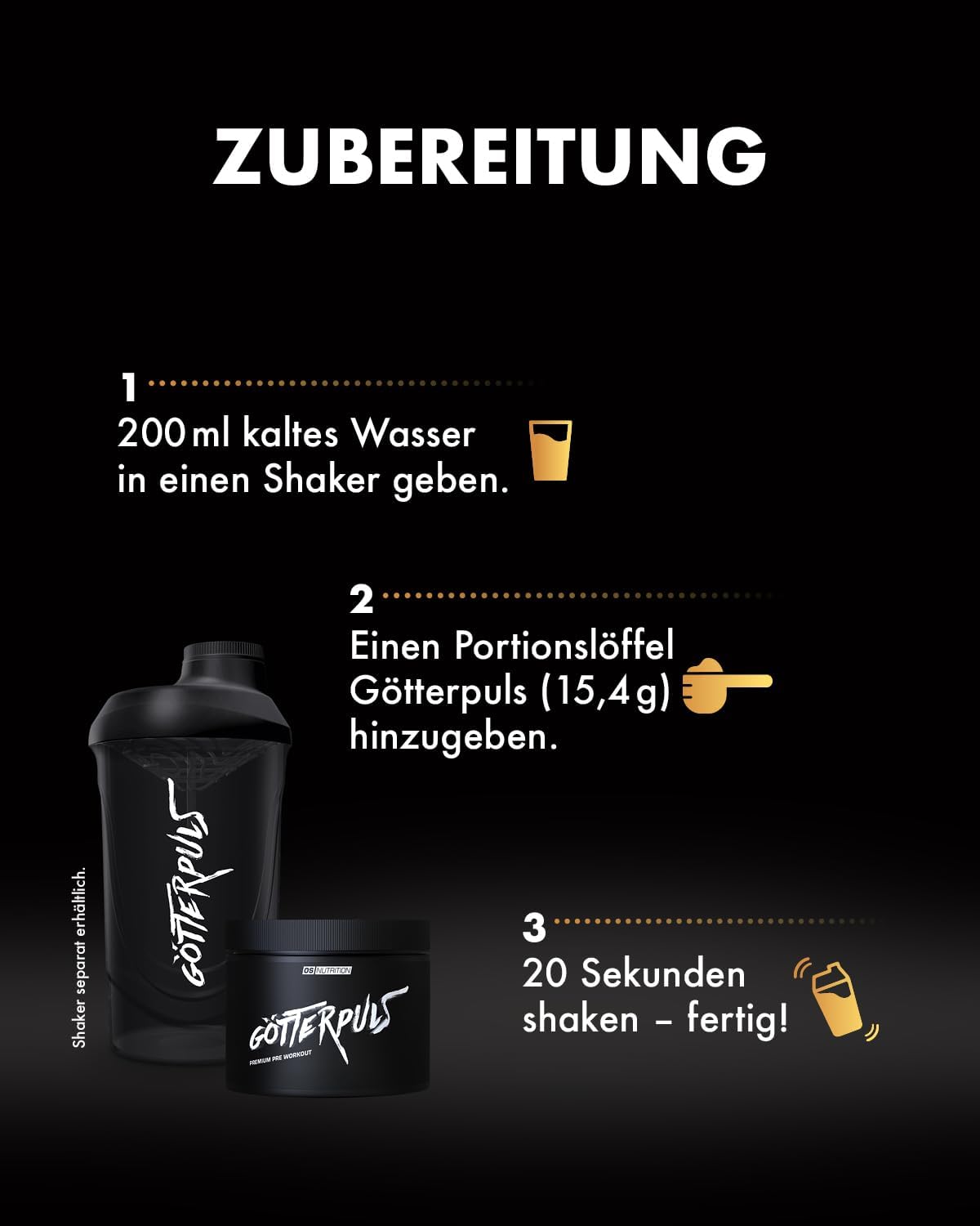 Ausdauer & Energie – OS NUTRITION Götterpuls Premium Pre-Workout Supplement, 308 g – Bild 9