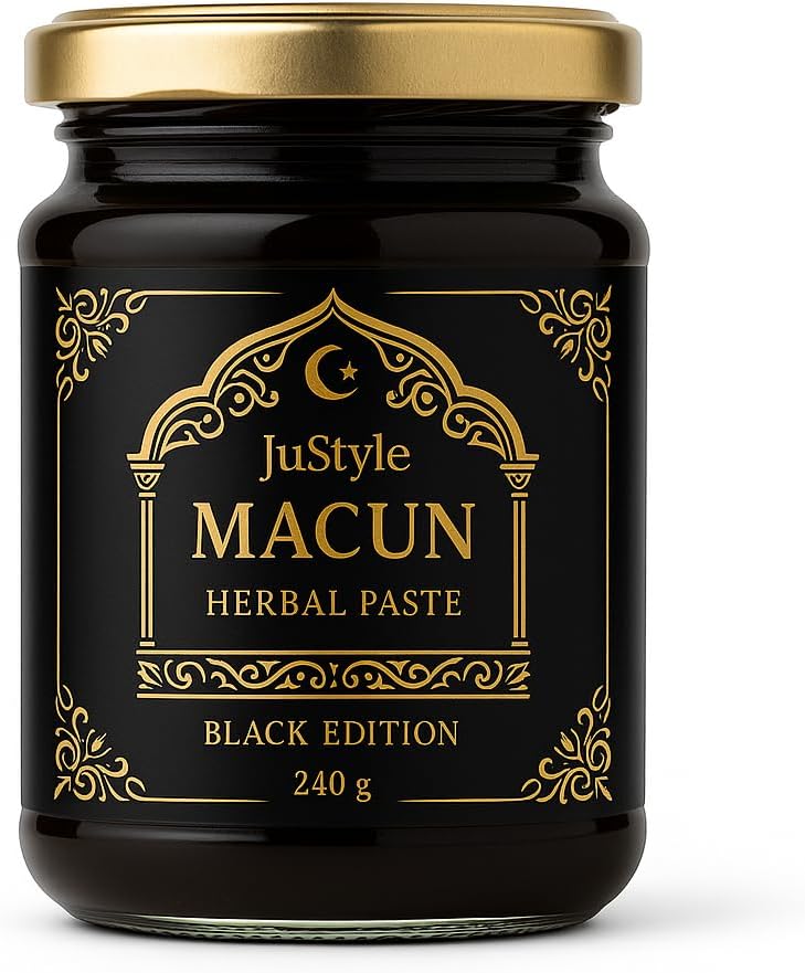 Penisvergrößerung & Pflege – Ottoman Black Power Macun Herbal Gel 240 g High Dose for Active Men with Maca, Tribulus, Ginseng