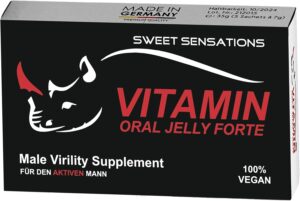 Potenzmittel & Standfestigkeit – Vitamin Macun Honey with Tribulus, 600 mg Red Ginseng & Black Maca, Natural Formula for Men, Extra Strong