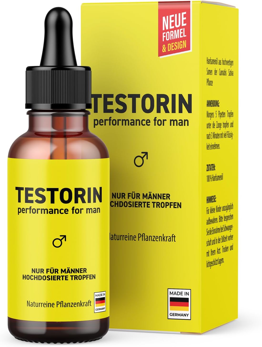 Ausdauer & Energie – Testorin Drops | Get Your Love Life In Swing | For Intimate Moments | 10 ml 1 x