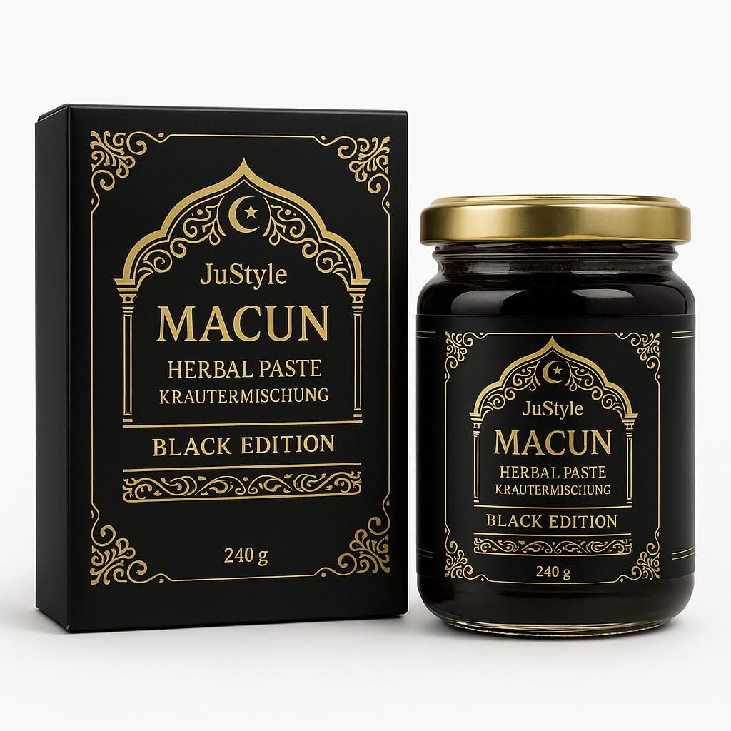 Penisvergrößerung & Pflege – Ottoman Black Power Macun Herbal Gel 240 g High Dose for Active Men with Maca, Tribulus, Ginseng – Bild 2