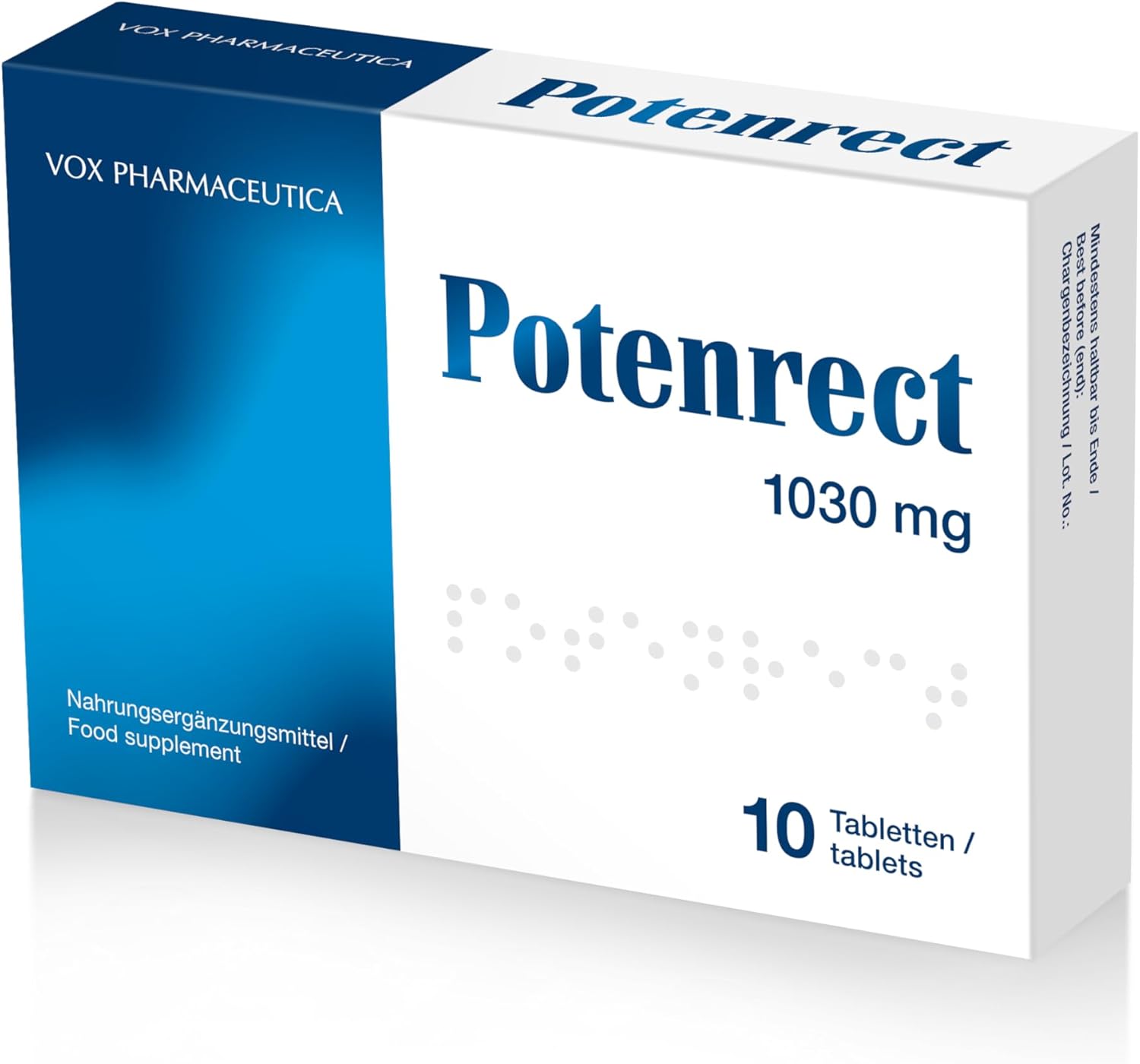 Potenzmittel & Standfestigkeit – Herbal Complex Tablets with Tribulus, Ginseng, Maca & Rhodiola - Natural Extract Formula for Energy & Vitality - 10 Tablets (10 Gram, Hard Tablets PT10) – Bild 2