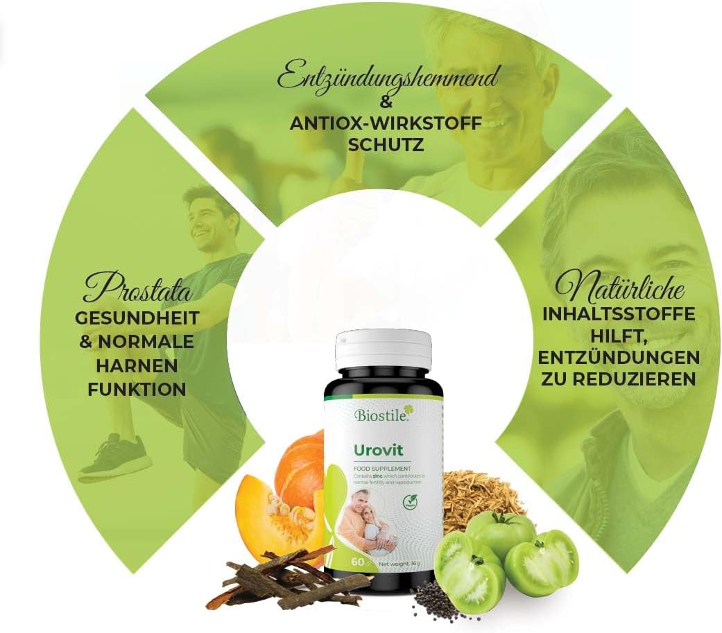 Ausdauer & Energie – Urovit Capsules - 60 Capsules to Support the Male Urinary Tract and Maintain Normal Testosterone Levels – Bild 7