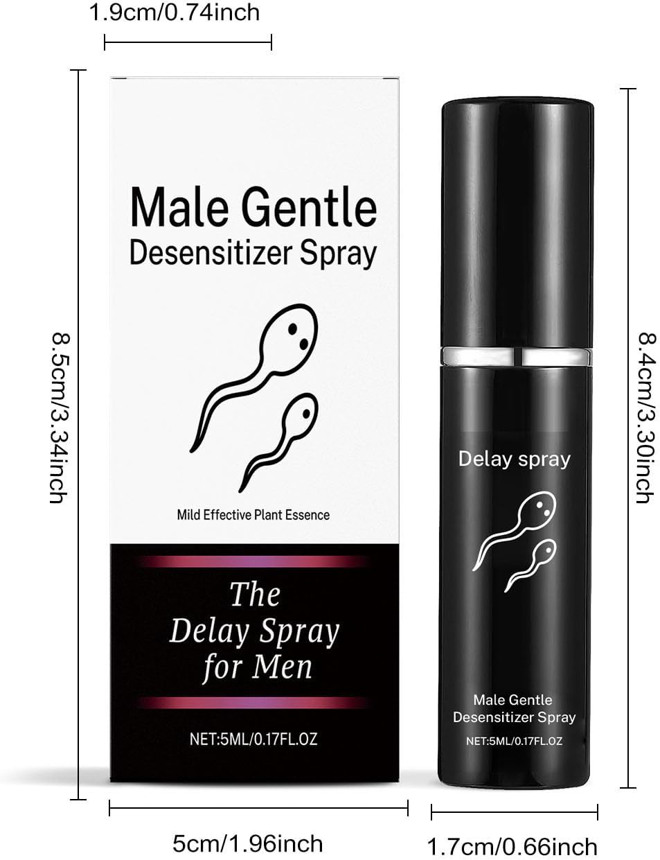 Penisvergrößerung & Pflege – Delay Spray for Men, Potency Agent, Extra Strong for Men, Instant Effect, Viagra Men, Delay Spray for Improve Intimate Moments, Delay Spray Suitable for All Skin Types – Bild 9