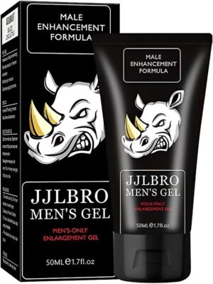 Penisvergrößerung & Pflege – Nashorn Men's Gel for Men, 50 ml, XXL Cream, Magnifying & Growth Cream for Men, Extension Ointment for Longer and Thicker Size XL, Massage Gel for Improved Male Performance