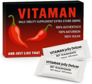 Potenzmittel & Standfestigkeit – Vitamin Oral Jelly Extra Strong - Magic Night - High Dose Men's Formula for Testosterone, Vitality & Endurance - Pack of 3