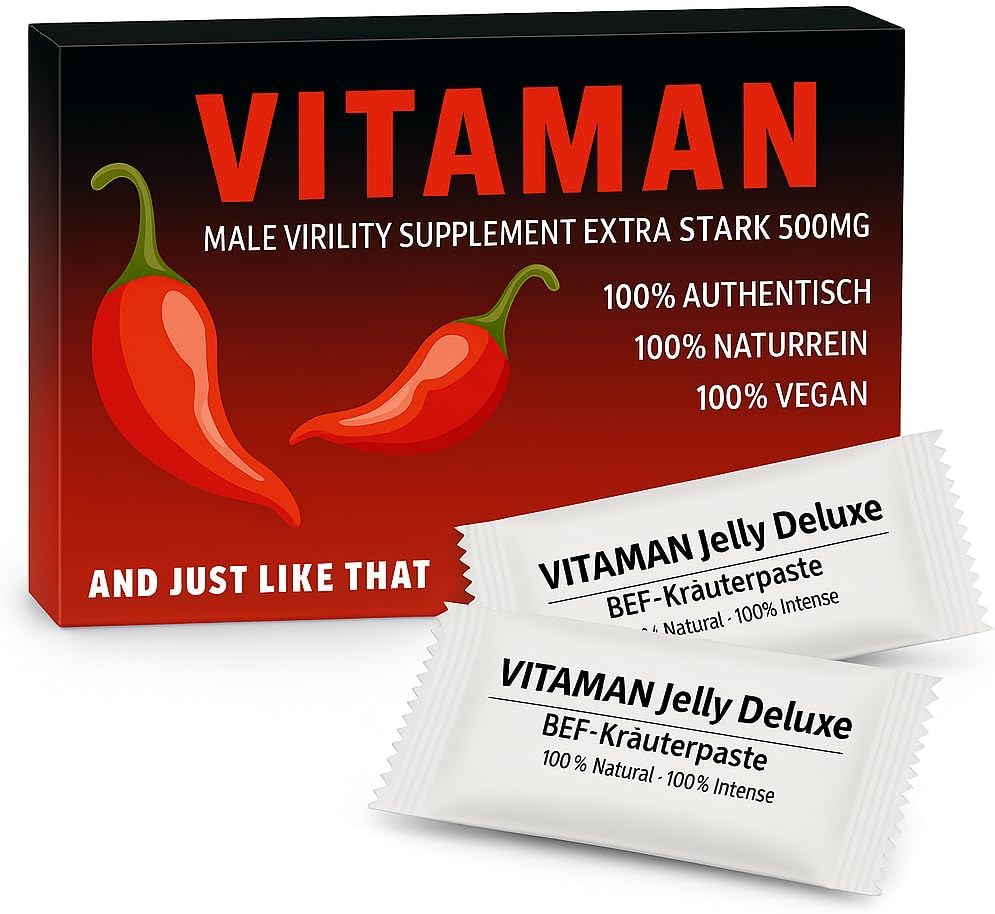 Potenzmittel & Standfestigkeit – Vitamin Oral Jelly Extra Strong - Magic Night - High Dose Men's Formula for Testosterone, Vitality & Endurance - Pack of 3