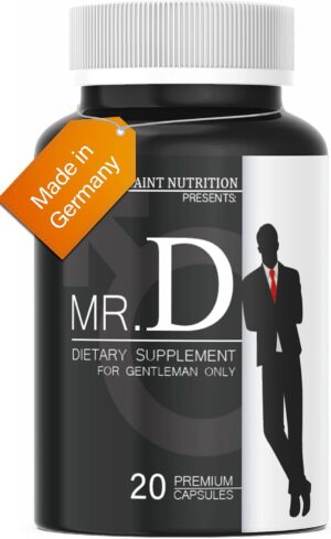 Potenzmittel & Standfestigkeit – MR. D Capsules for Men High Dose – The Immediate Effect for Men – From Desire to Climax – Pleasure Pill Extra Strong