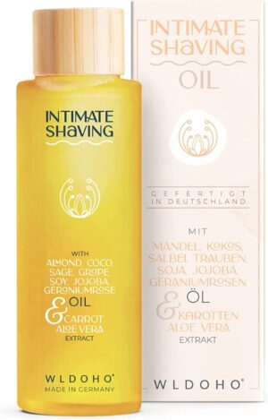 Penisvergrößerung & Pflege – WLDOHO® Shaving Oil for Women, Helps with Itching & Shaving Pimples, 2-in-1 Effect, Gentle Care During Shaving, Oil for the Intimate Area, Shaving Oil, Intimate After Shave Women (100 ml), Made in