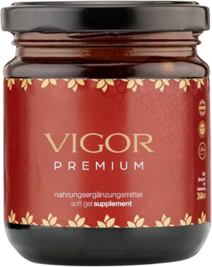 Potenzmittel & Standfestigkeit – Vigor King 69 Premium Formula 240 g Instant Effect, Extra Strong for Active Men, Maca, Ginseng & Tribulus Terrestris Gel, Pack of 1