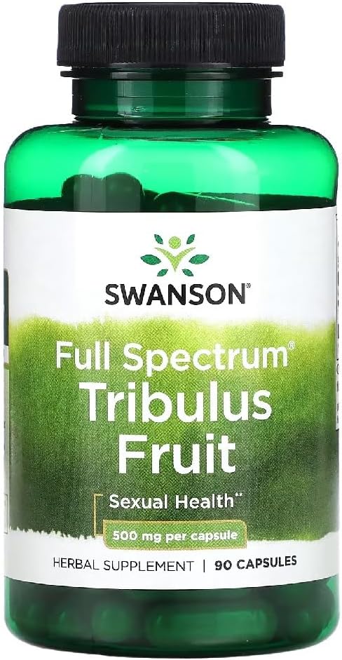 Ausdauer & Energie – Swanson Full Spectrum Tribulus Fruit Natural Dietary Supplement to Support Testosterone Levels - 90 Capsules