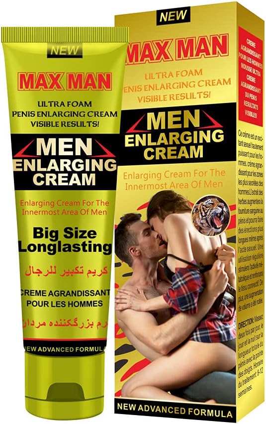 Penisvergrößerung & Pflege – Cream Big Thick Enlargement Massage Oil Growth Thickening XXL Cream Men Improve Erections Viagra for Men Increase Size Erection Products Sex (B)