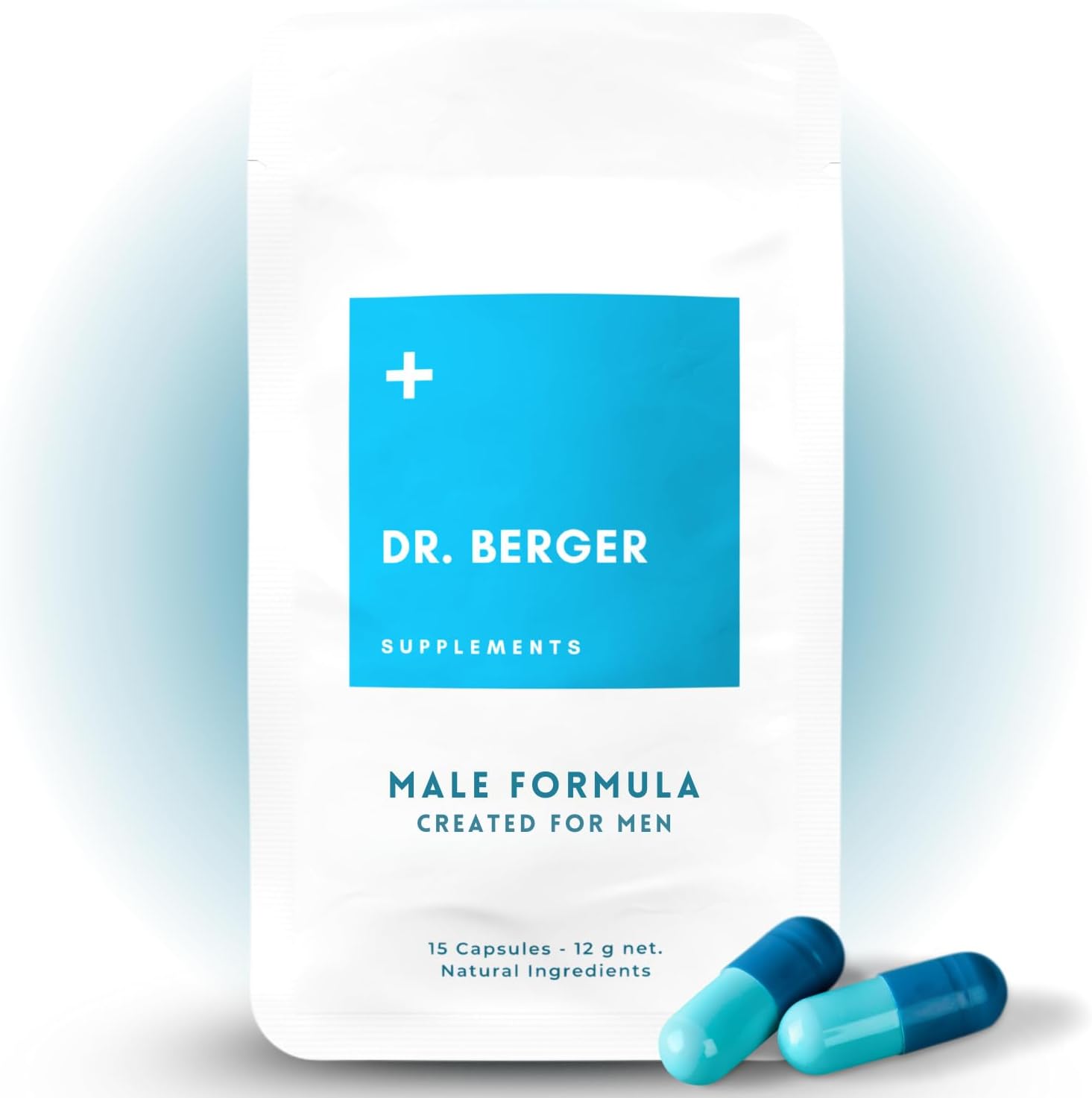 Potenzmittel & Standfestigkeit – Natural Potency Agent for Men with Maca, Tribulus & L-Arginine - Erection Aid & Testosterone Booster - Vyagra Alternative - 15 Capsules - No Side Effects - Male Formula by Dr. Berger