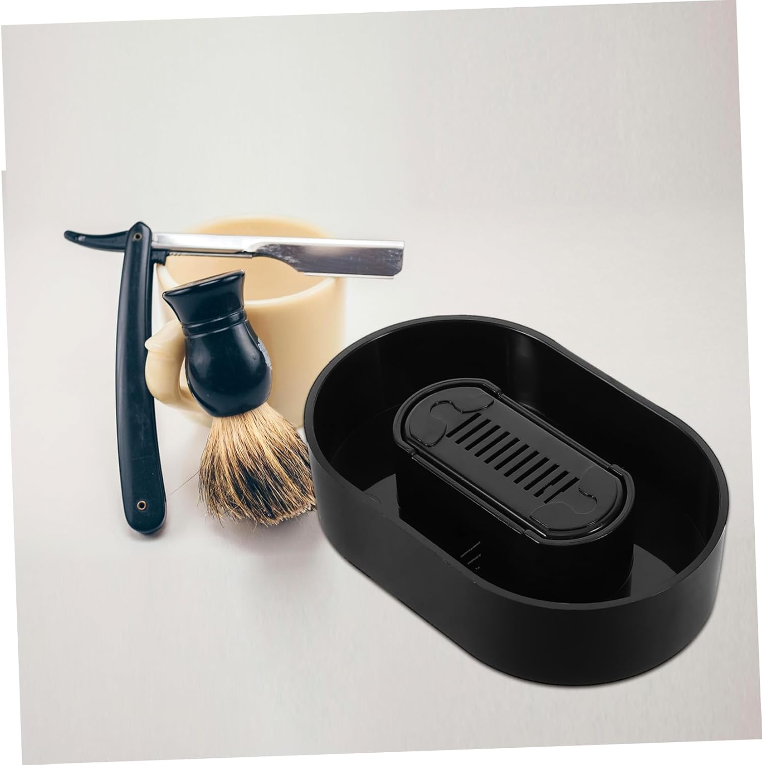Penisvergrößerung & Pflege – Baluue Razor Cleaner, Portable Razor for Women, Grinder Cleaning Set, Brush for Cleaning the Razor, Clipper Cleaner, Electric Shaver for Men, Car Shaver, Black Plastic – Bild 6