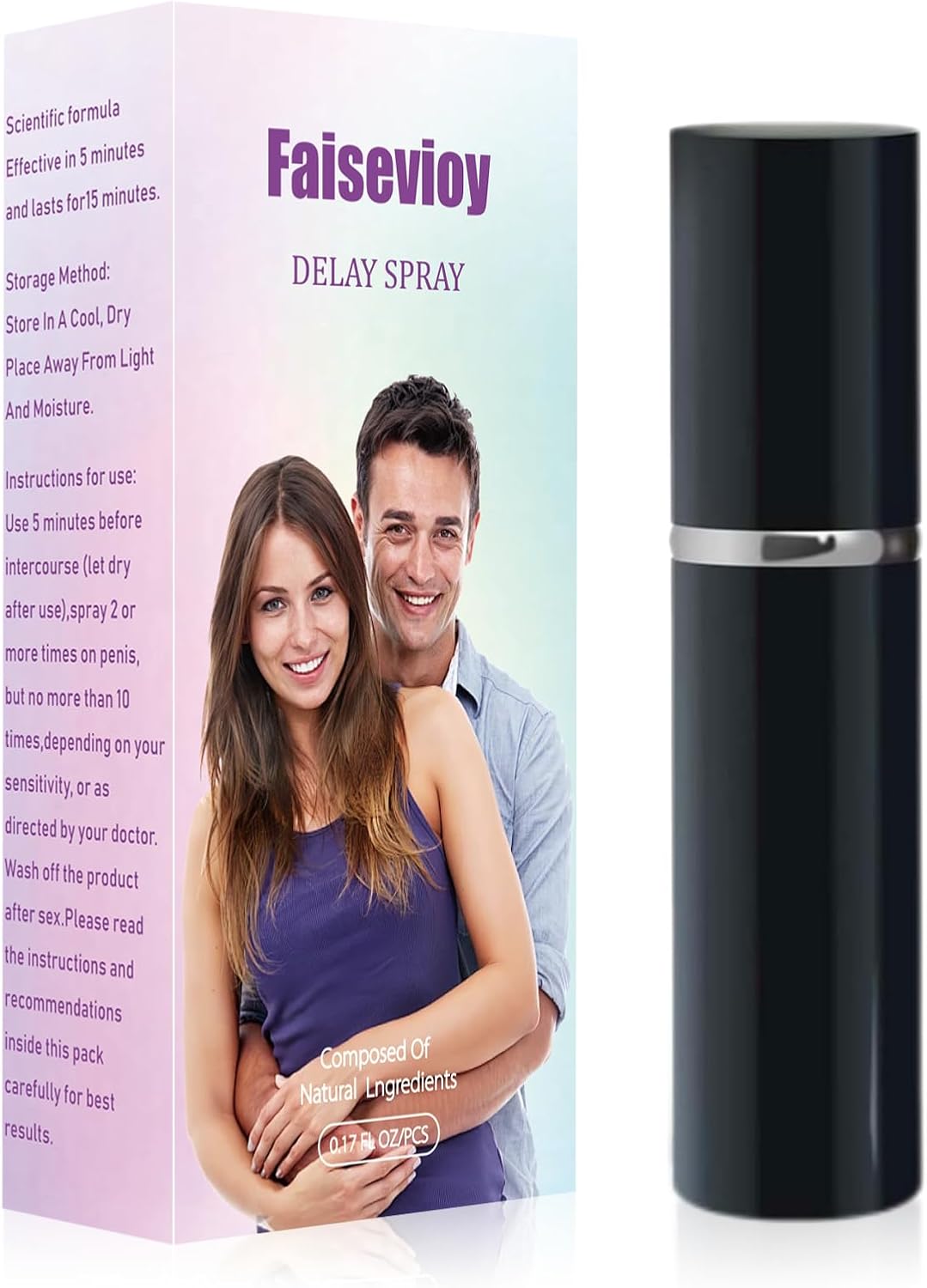 Potenzmittel & Standfestigkeit – Potency agent for men - delay spray man sex - lets you stay longer in bed - delay spray - 5 ml