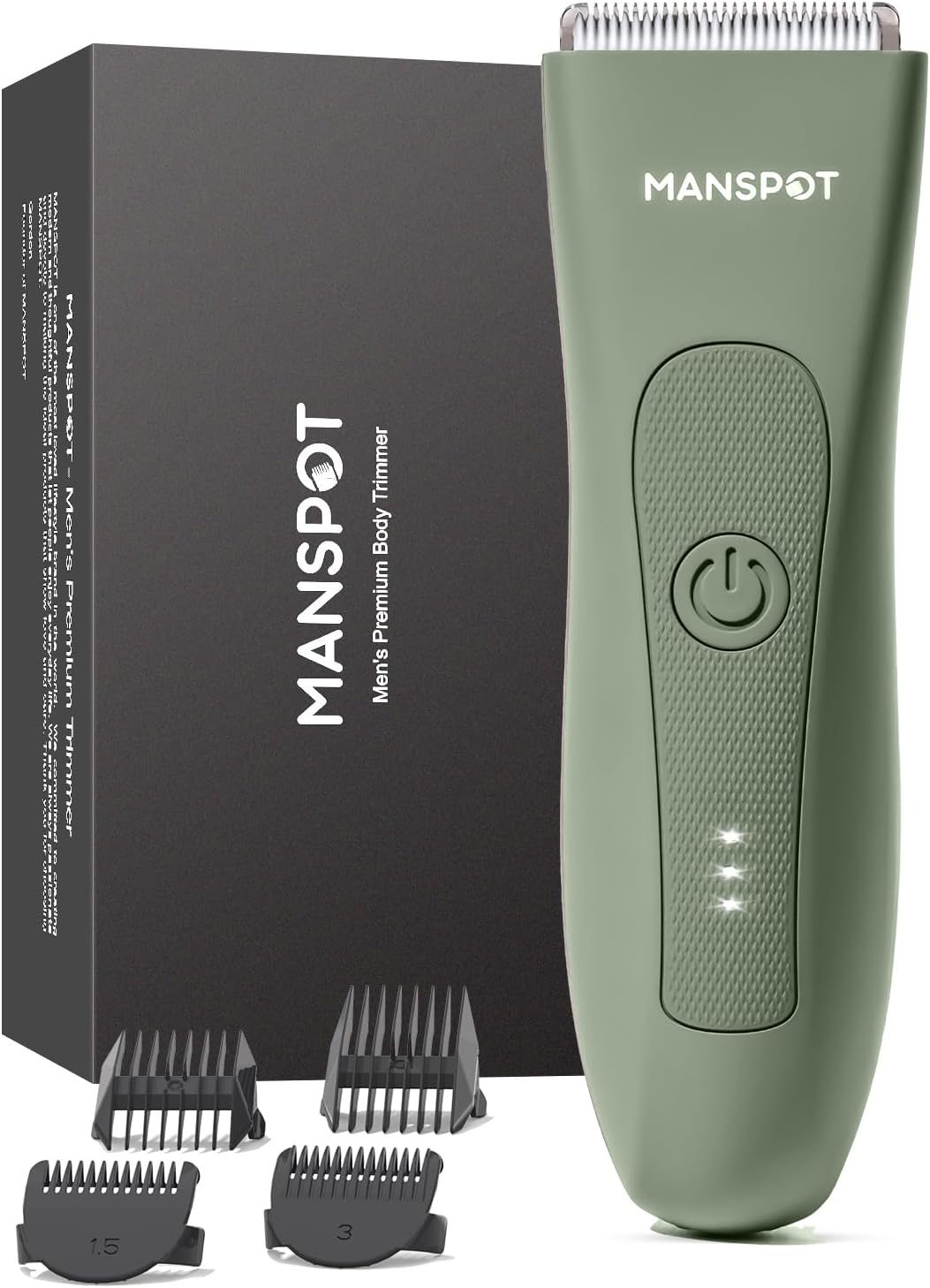 Penisvergrößerung & Pflege – Manscaped Men's Intimate Shaver, Intimate Shaver, Body Groomer Men, Body Hair Trimmer, Waterproof Wet/Dry Shaver, 20x Use After Charging