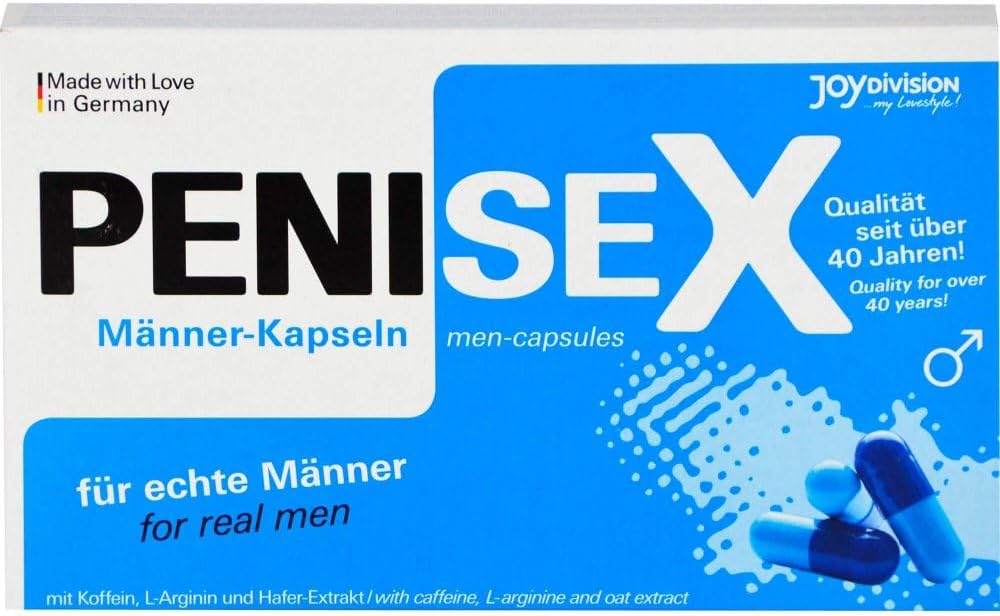Potenzmittel & Standfestigkeit – ex Men's Capsules Pack of 40