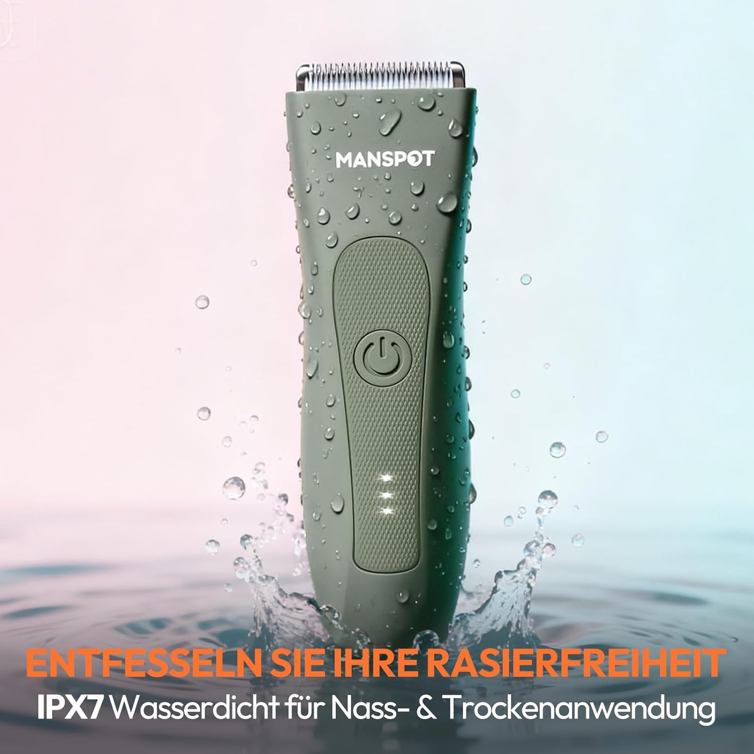 Penisvergrößerung & Pflege – Manscaped Men's Intimate Shaver, Intimate Shaver, Body Groomer Men, Body Hair Trimmer, Waterproof Wet/Dry Shaver, 20x Use After Charging – Bild 7