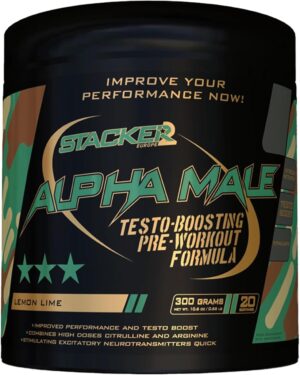 Ausdauer & Energie – Stacker2 Alpha Male (20 serv) Lemon Lime