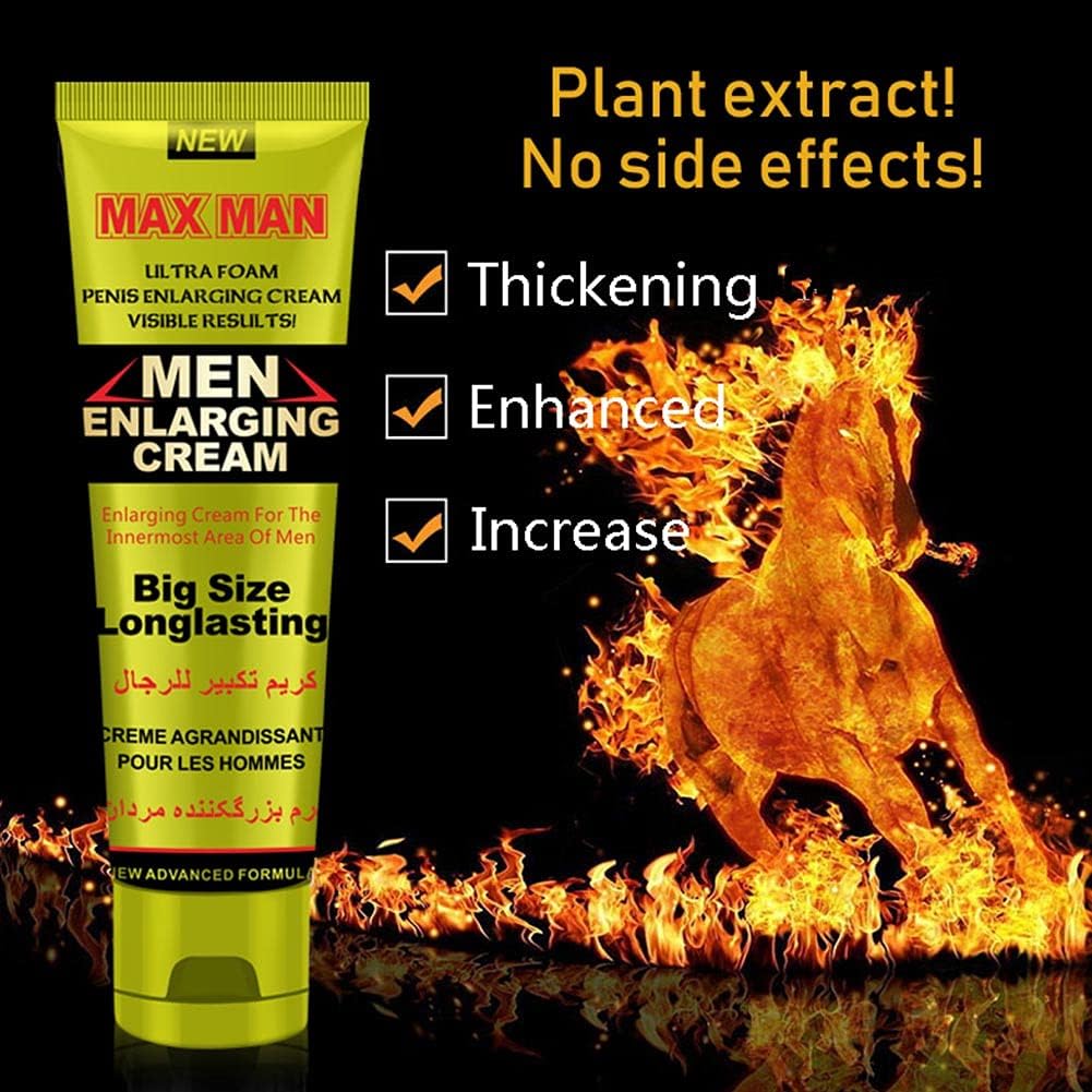 Penisvergrößerung & Pflege – Cream Big Thick Enlargement Massage Oil Growth Thickening XXL Cream Men Improve Erections Viagra for Men Increase Size Erection Products Sex (B) – Bild 5