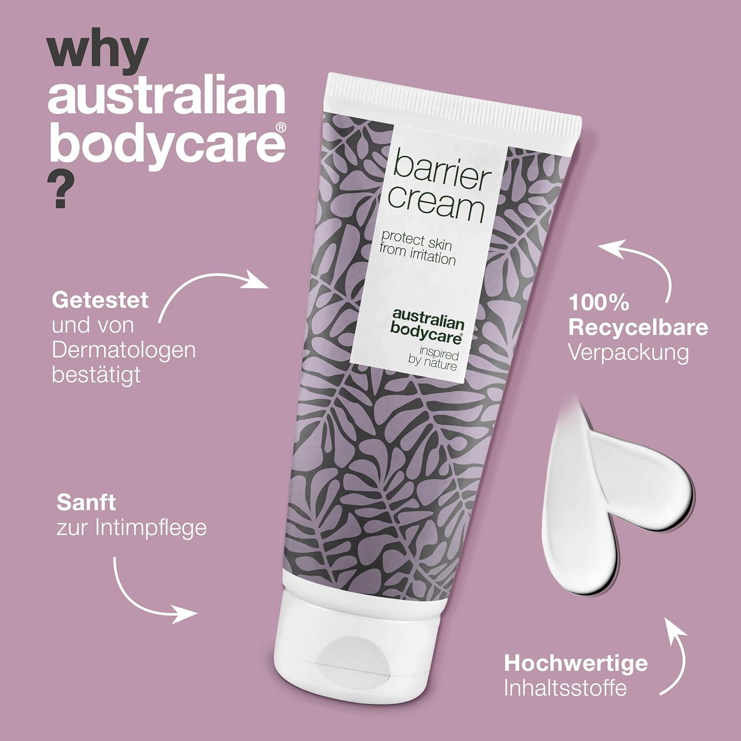 Penisvergrößerung & Pflege – Wound and Healing Ointment for Intimate Areas - 200 ml | With Tea Tree Oil | Anti-Inflammatory Wound Cream | Wound Ointment with Zinc for Incontinence | Zinc Ointment | Anti Redness Cream – Bild 4