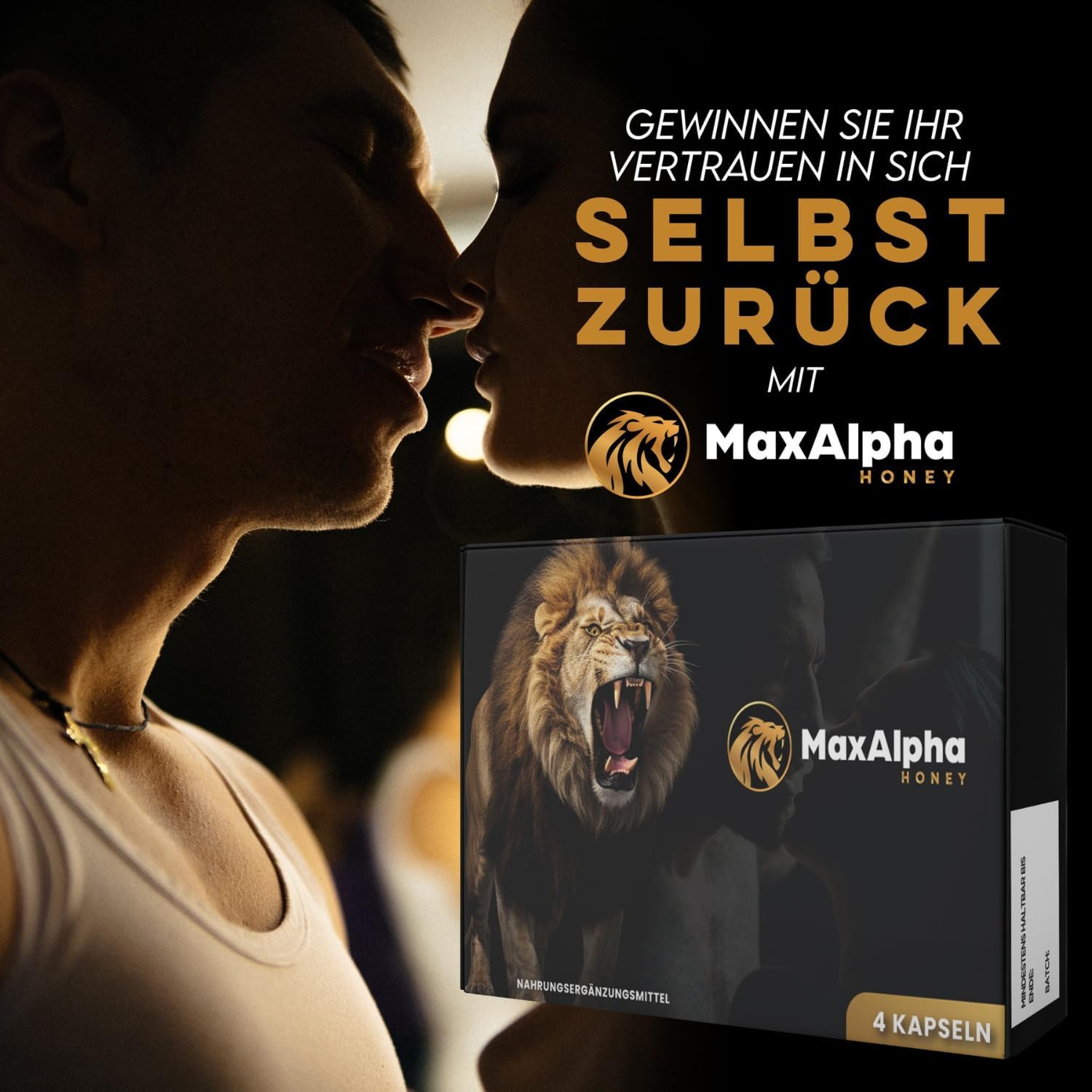 Potenzmittel & Standfestigkeit – Capsules with Ginseng, Maca, L-Arginine, Zinc & Selenium | Pack of 4 | Natural Formula | Extra Strong & Instant Energy - For Active Men & Special Private Moments – Bild 5